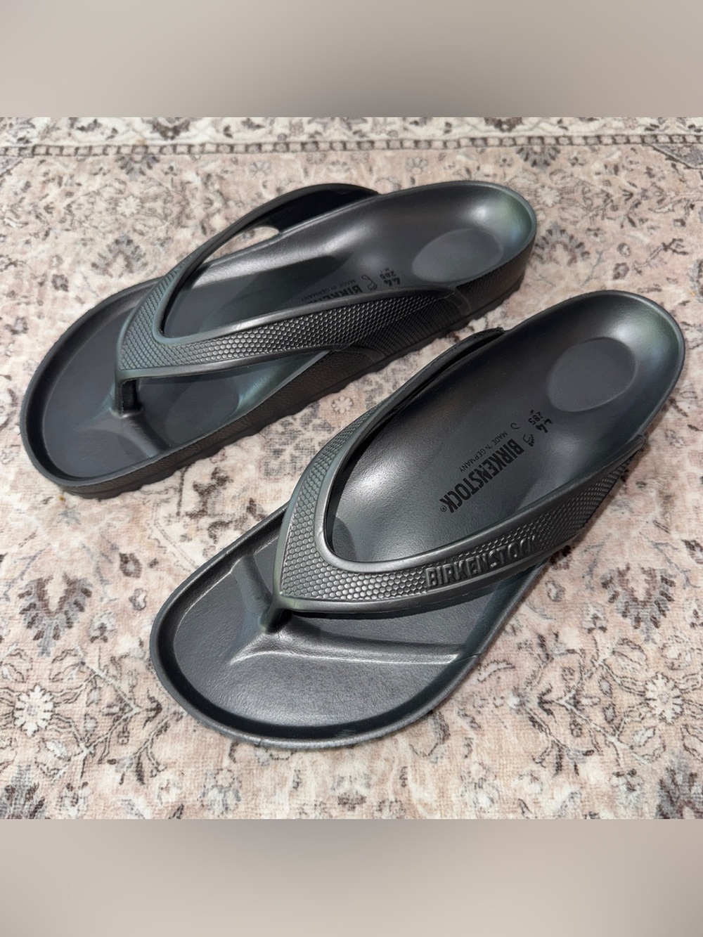 Birkenstock Men’s Black/Charcoal EVA Flip Flop Sandals